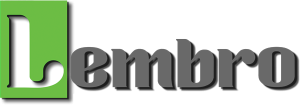 Lembro logotyp Lembro Polska montującej i demontującej powierzchnie handlowe, gastronomiczne i magazynowe